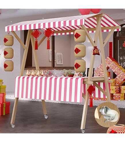 Amazon.co.jp: Hggdsac 屋台 マルシェ什器 屋台セット マルシェ